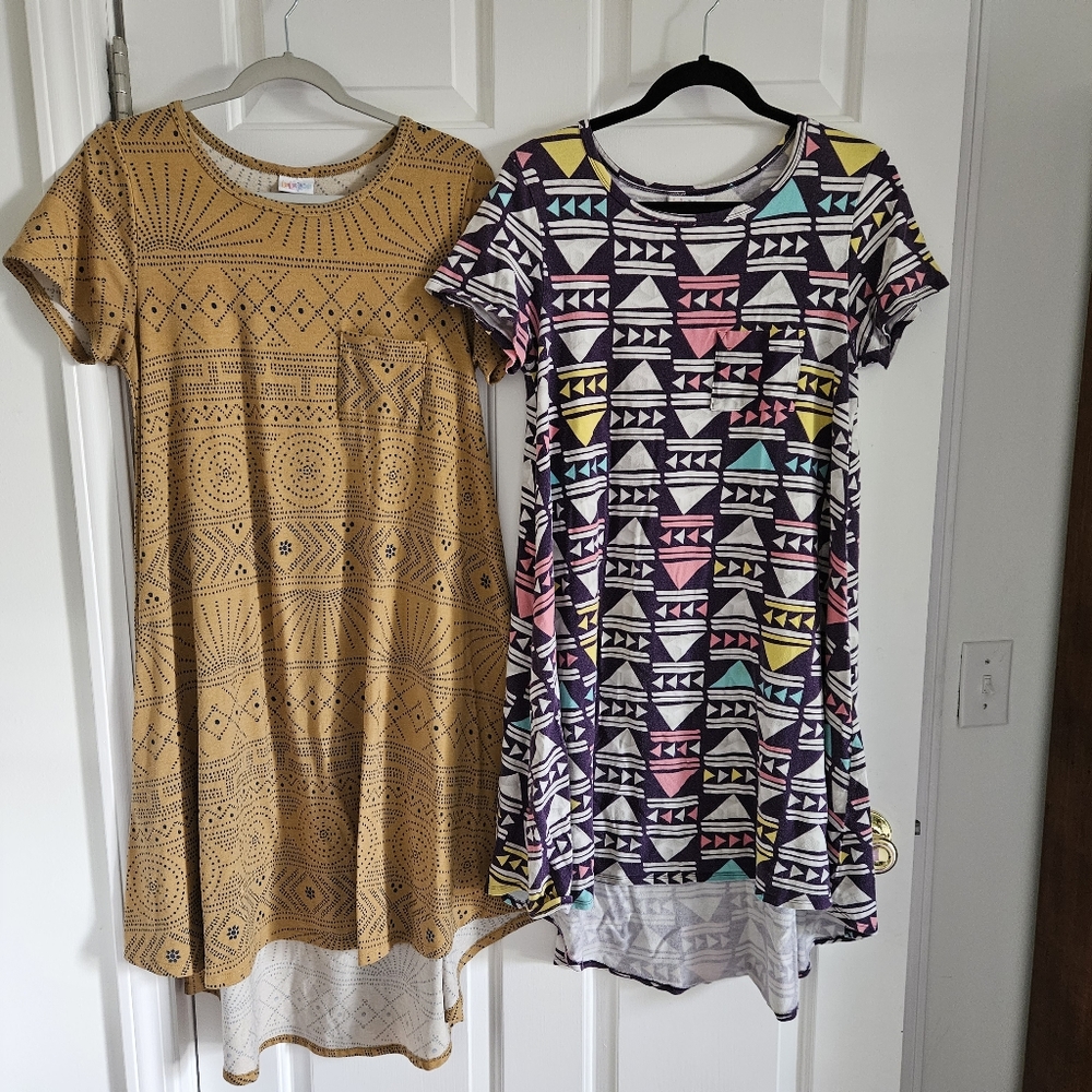 Bundle (2) LulaRoe Small Adult Dresses